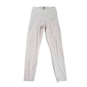 Puma Womens Pale Pink High-Waisted Leggings Size S Stretchy & Breathable Fabric